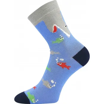 LONKA chlapecké ponožky Woodik-B žralok