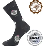 VoXX dámské merino ponožky Vlněnka černé