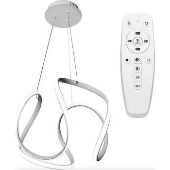 Elegantní moderní LED stropní svítidlo s dálkovým ovládáním Bílá