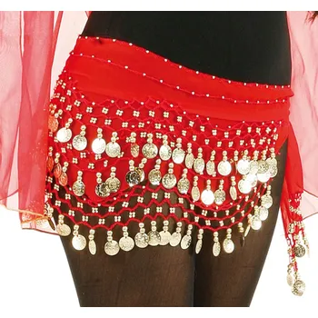 Karnevalový kostým Šátek břišní tanečnice - Červený