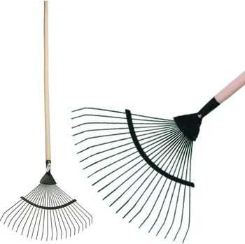 Hrábě Strend Pro Garden Hrable na lístie Strend Pro R119.WH, 22 lamelové, 45cm, vejárové, drevená násada