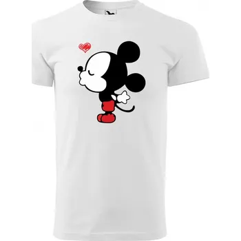 Pánské tričko Valentýnské tričko v bílé barvě pro muže L