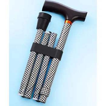 3Pagen Skládací hůl černá/bílá