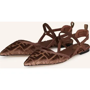 Dámské baleríny Fendi Dámské Sling Baleríny Colibrì Lite, hnědá, 37