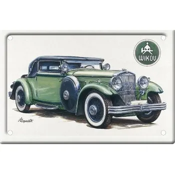 Domovní cedule Plechová cedule auta Wikou, 150 x 100 mm