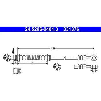 Brzdová hadice Brzdová hadice ATE 24.5286-0401.3
