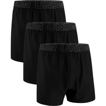 Boxerky Under Armour Lounge Tech Mesh Boxer 6in-3pk M 1390498-001 - black L