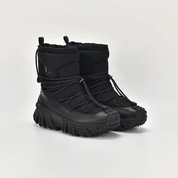 Pánská zimní obuv Pánské Sněhule KARL LAGERFELD K/TRAIL KC PUFFA LACE LACE BOOT KL53763-00X – Černá 45