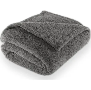 deka Šedá deka z mikroplyše 150x200 cm Cocoon – Tiseco Home Studio ID_1804321