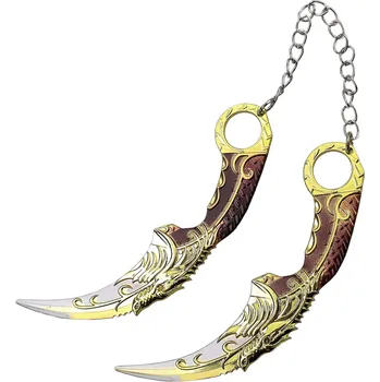 Přívěsek CHZ Fantasy přívěsek "DRAGON CHAINS" 4 různé druhy Barva: Červeno-zlatá