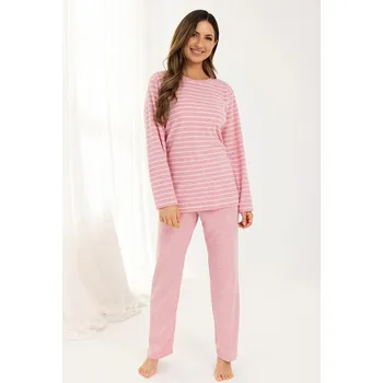 Dámské pyžamo Dámské pyžamo Emilia růžové froté L