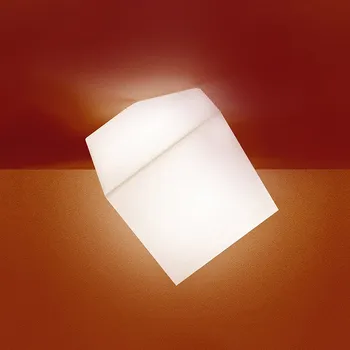 Artemide 1293010A Edge 30, bílé designové nástěnné/stropní svítidlo, 1x12W LED E27, výška 43cm, IP65