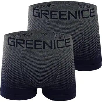 Boxerky Bezešvé boxerky Greenice Art: 4585 ( 2 ks v balení ) Barva: Černá, Velikost: M/L