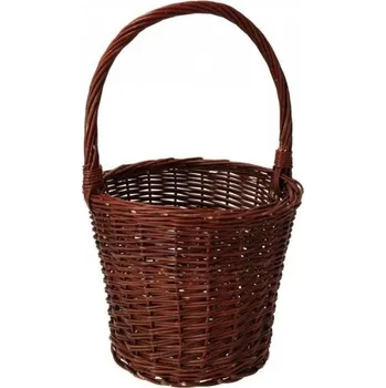 Nákupní košík Proutěný tmavý proutěný košík na ovoce