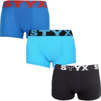 Chlapecké spodní prádlo 3PACK dětské boxerky Styx sportovní guma vícebarevné (3GJ09079) 6-8 let Možnost vrácení zboží ZDARMA do 120 dnů!