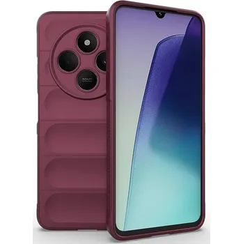 Pouzdro na mobilní telefon Magic Shield obal, Xiaomi Redmi 14C, vínový