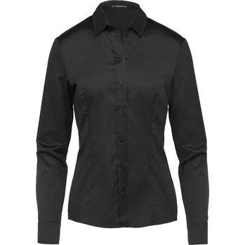 Dámská košile Dámská Košile GUESS LS CATE SHIRT W2YH41WAF10-JBLK – Černá S