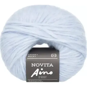 Příze Novita Aino 106 Světle modrá (Nadýchaná hřejivá příze Aino Galaxie )