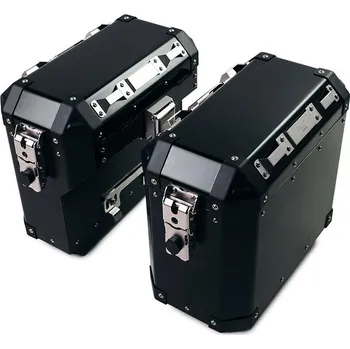 Zavazadlo na motocykl Unit Garage GARAGE UNIT ATLAS ALUMINUM pár kufrů 40l a 34l