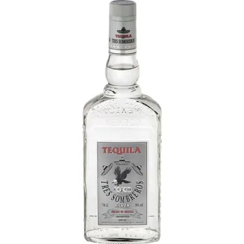 Tequila Tres Sombreros Tequila Silver 38% 1 l (holá láhev)