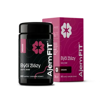 AjemFIT Raw Býčí Žlázy Balení: 80 kapslí - 28g