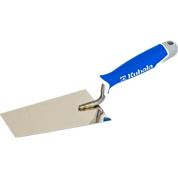 Zednická lžíce KUBALA Lžíce štukatérská trapézová nerezová | 80x145x55mm
