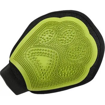 Kartáč pro zvířata P1 Packa v akci 3v1 - masážní mycí rukavice na srst pro psy