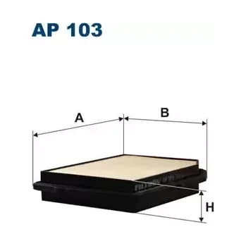 Filtr do auta FILTRON Vzduchový filtr FI AP103