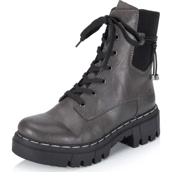 Dámské kozačky Dámská kotníková obuv RIEKER 74031-45 šedá W5 40