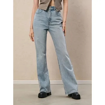 Sinsay - Džíny do zvonu se středním pasem - modrá - 907FI-50J - 907FI-50J-34