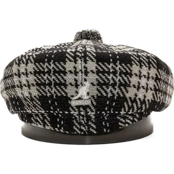 Kšiltovka Kangol New Heritage Flat Cap Black Check L