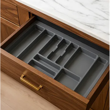 Organizace kuchyně Emuca Příborník OPTIMA / Antracit 418 - 482 mm 304 - 336 mm