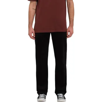 Pánské kalhoty kalhoty VOLCOM Solver 5 Pocket Cord BLACK velikost oblečení 30