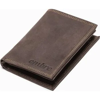 Peněženka Pánská kožená peněženka CHAIM hnědá