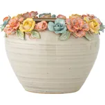 Kameninový ručně malovaný obal na květináč ø 19,5 cm Eanna – Bloomingville ID_1813190