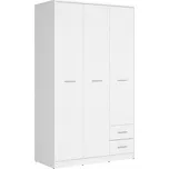 Nepo Plus Šatní skříň SZF3D2S Bílá