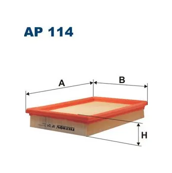 Autodíl Vzduchový filtr FILTRON (AP114)