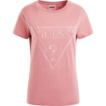Dámské Tričko s krátkým rukávem GUESS ADELE SS CN TEE V2YI07K8HM0-BLPN – Růžová XS