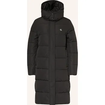 Dámský kabát Calvin Klein Jeans Dámský Prošívaný Kabát, černá, 40