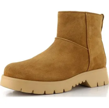 Dámské kozačky Högl semišový kotník na robustní podešvi camel 0-102502-1100 - 40 | P698463