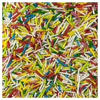 Jedlá dekorace na dort Cukrové tyčinky barevné letní směs 1kg - I LOVE CAKES