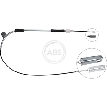 Lanko parkovací brzdy Tažné lanko, parkovací brzda A.B.S. K12191