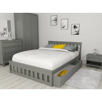 Postel Max-i Postel MONTANA 180x200 | MASIV BOROVICE Zvolte barvu:: barva šedá