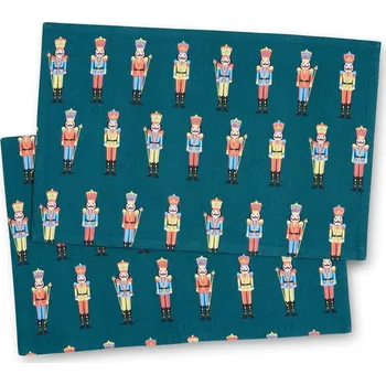 prostírání Bavlněná prostírání v sadě 4 ks s vánočním motivem 30x46 cm Nutcracker – Catherine Lansfield ID_1800229