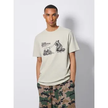 Pánské tričko Tričko s potiskem - XS - House - béžová - 008GV-08X