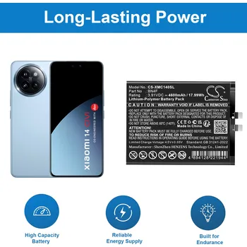 Počítač Baterie Cameron Sino CS-XMC140SL pro Xiaomi 24053PY09C - neoriginální