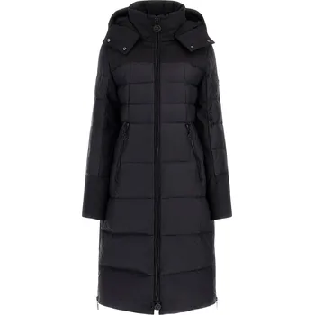 Dámský kabát Dámský Kabát GUESS CAROLYN LONG REAL DOWN JKT W4BL0DWG0V0-JBLK – Černá L