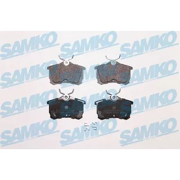 Brzdová destička Sada brzdových destiček, kotoučová brzda SAMKO 5SP1037