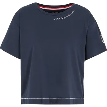Dámské tričko Dámské Tričko s krátkým rukávem EA7 TRAIN COSTA SMERALDA W TEE RN 3RTT26TJDZZ1554 – Tmavě modrá L