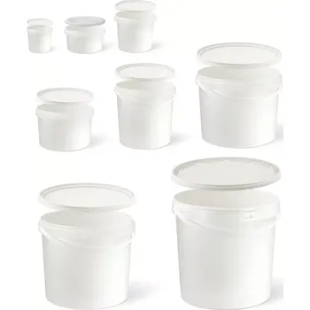 Dóza na potraviny Plastová nádoba 0,5 l s víkem na míchání barev a laků BOLL (007020)